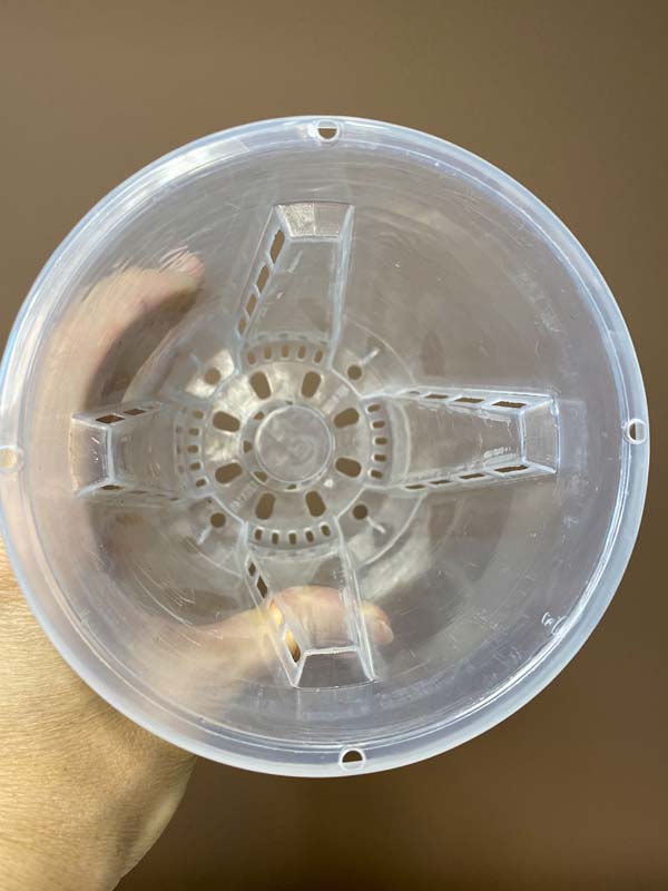 Transparent Pots with Slits