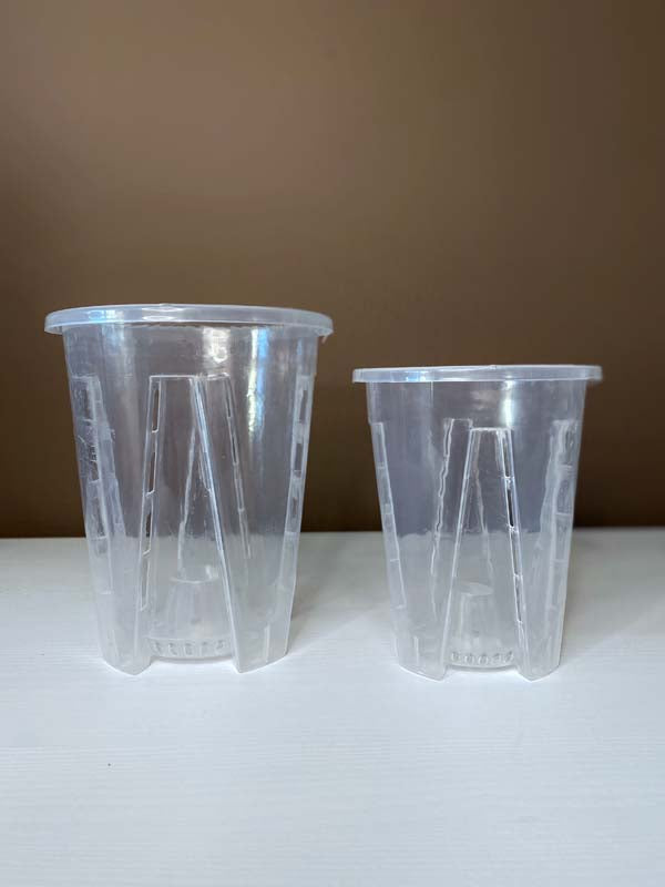 Transparent Pots with Slits